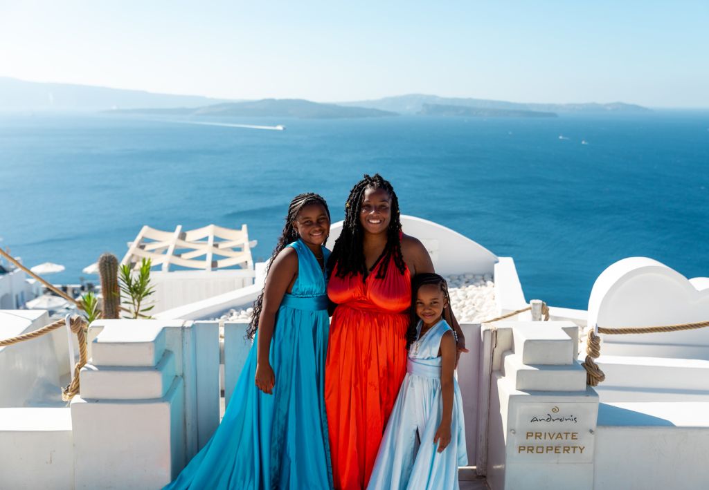 Santorini Family Flying Dress
